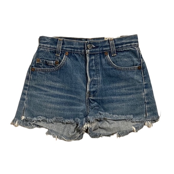 Levi’s Vintage Floral Denim Shorts - Picture 1 of 2